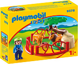 Конструктор Playmobil 1.2.3 Ограждение льва