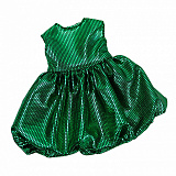 Одежда для куклы Эля Фабрика Весна Яркий праздник, зелёный, 28-33 см