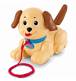 Интерактивная игрушка-каталка Fisher-Price Веселый щенок