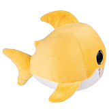 Мягкая игрушка Fancy Глазастик Акула, желтая, 22 см