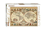 Пазл Step Puzzle Историческая карта мира, 2000 эл.