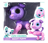 Интерактивная игрушка 1toy Робо-пес, фиолетовый