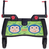 Подножка Lascal Buggy Board Maxi, для второго ребенка, Monkey Jungle Green
