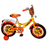Велосипед детский Мимимишки 14", А-тип, щиток, вставки