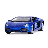 Модель автомобиля Автопанорама Lamborghini Aventador Coupe, 1:24, синий