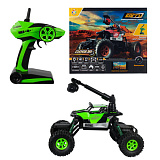 1toy Драйв, багги на р/у, 2,4GHz, 4WD, wifi кам. 480p, масшт. 1:16, пов. всех кол., караб-ся, свет, влагост., упр. смарт.,АКБ 600mAh Ni-CH, коричневый