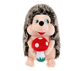 Мягкая игрушка Мульти-Пульти Ёжик с грибочком, 22 см, муз. чип