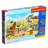 Maxi-пазл Castorland Животные на ферме, 20 эл.