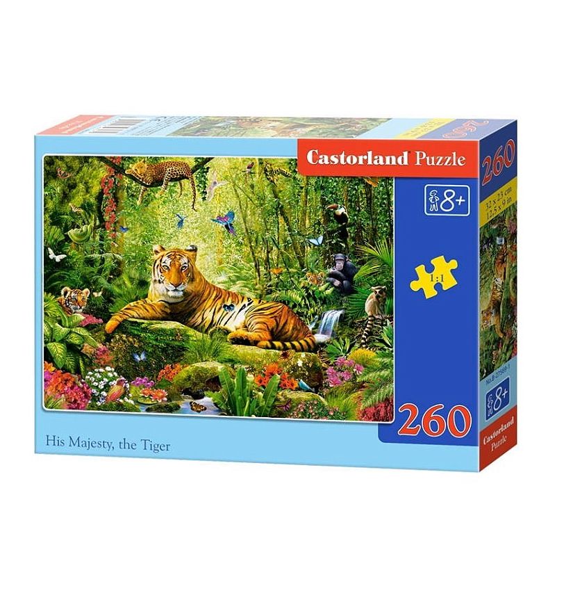 Midi-пазл Castorland Его величество-тигр, 260 эл. - фото