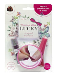 Набор 1Toy Lucky, Шоколадный бальзам для губ + лак Розовый Перламутр №010