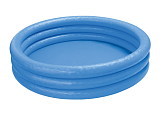 Надувной детский бассейн Intex Кристалл, голубой, 168х38 см