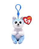 Мягкая игрушка - брелок Щенок хаски Тандер, 9 см.