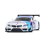 Модель автомобиля Автопанорама BMW Z4 GT3, 1:32, белый, свет, звук