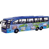 Туристический автобус Dickie, фрикционный, синий, 30 см