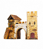 Сборная модель Умная Бумага Старые ворота. Средневековый город