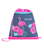 Сумка для обуви Belmil Flamingo Paradise, с карманом на молнии, с сеткой, 43х45 см
