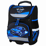 Ранец ЮнЛандия Wise Speed Race, 1 отделение, 3 кармана, устойчивое дно, 16L, 37x29х15 см