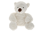 Мягкая игрушка Gulliver Медведь белый, лежачий, 43 см
