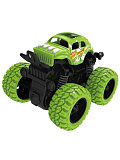 Машинка Funky Toys Die-cast, инерционный механизм, рессоры, зеленая, 1:46