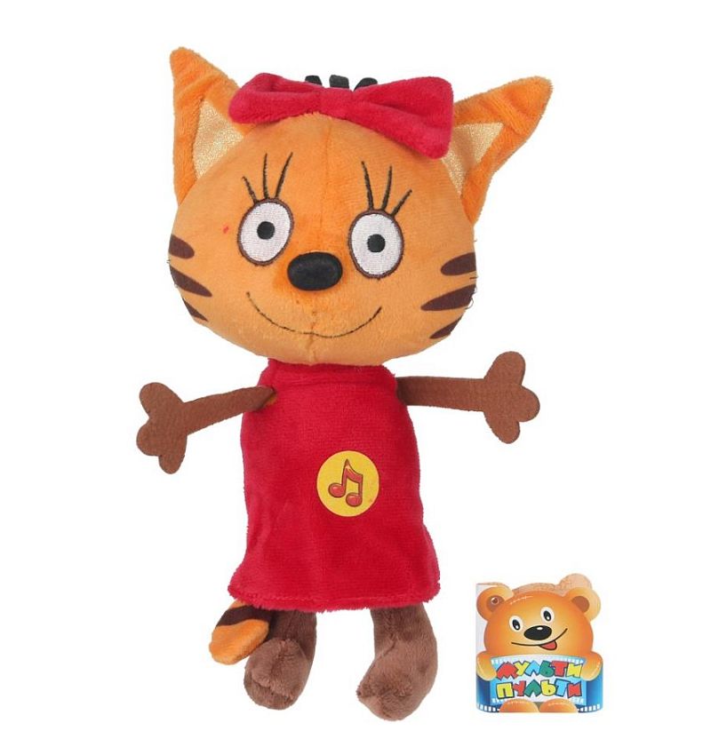 Мягкая игрушка Мульти-Пульти Карамелька, новая, 16 см, муз. чип, в пак. - фото