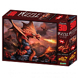 Пазл Prime 3D Огненный дракон, 500 элементов