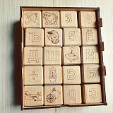 Кубики Wood Kubik Алфавит, 20 шт.