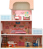 Кукольный домик SunnyToy Маруся, с мебелью
