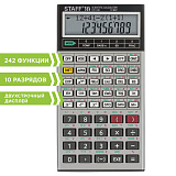 Калькулятор инженерный двухстрочный Staff STF-169, 143х78 мм, 242 функции, 10+2 разрядов