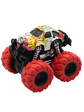 Машинка гоночная Funky Toys Die-cast, 4*4, фрикционная, двойной реверс, красные колеса