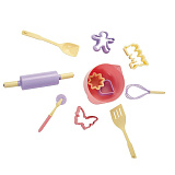 Кулинарный набор посуды Огонёк Маленькая принцесса, нежно-розовая
