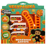 Железная дорога мультяшная Технодрайв Чебурашка, длина 140 см