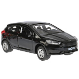 Модель машины Технопарк Ford Focus хэтчбек, черная, инерционная