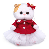 Мягкая игрушка BudiBasa Кошечка Ли-Ли Baby, в красном пиджачке, 20 см