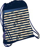 Мешок-рюкзак для обуви Belmil Caribbean Pirates, с вент. сеткой и объем. карм. на молн., 35х43 см