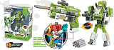Трансформер Kai Li Toys Робот-бластер с мягкими пулями на присосках, зеленый