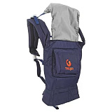 Рюкзак Tigger Tiger для переноски детей, с капюшоном, синий