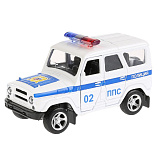 Модель машины Технопарк УАЗ Hunter, Полиция, ППС, инерционная