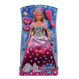 Кукла Simba Штеффи, в блестящем платье со звездочками и тиарой, 29 см