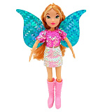 Шарнирная кукла Winx Club Magic reveal. Флора, с крыльями, 3 шт., 24 см