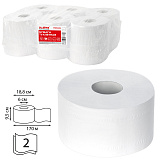 Бумага туалетная Laima Premium T2, 170 м, 2-слойная, цвет белый, 12 рулонов