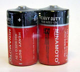 Батарейки солевые Minamoto, тип D R20, 2 шт.