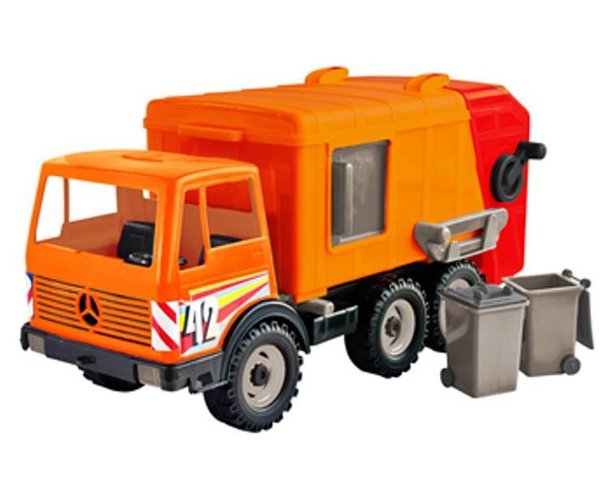 Мусоровоз Lena 3-хосный, новые цвета - фото