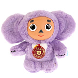 Мягкая игрушка Мульти-Пульти Чебурашка, 17 см, фиолет. мех, озвуч.