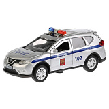 Модель машины Технопарк Nissan X-Trail, Полиция, инерционная, свет, звук