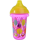 Поильник-чашка Munchkin Deco Sippy Click Lock, с носиком, 266 мл, розовый