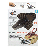 Игрушка на ИК-управлении 1Toy Robo Life Робо-скорпион, коричневый