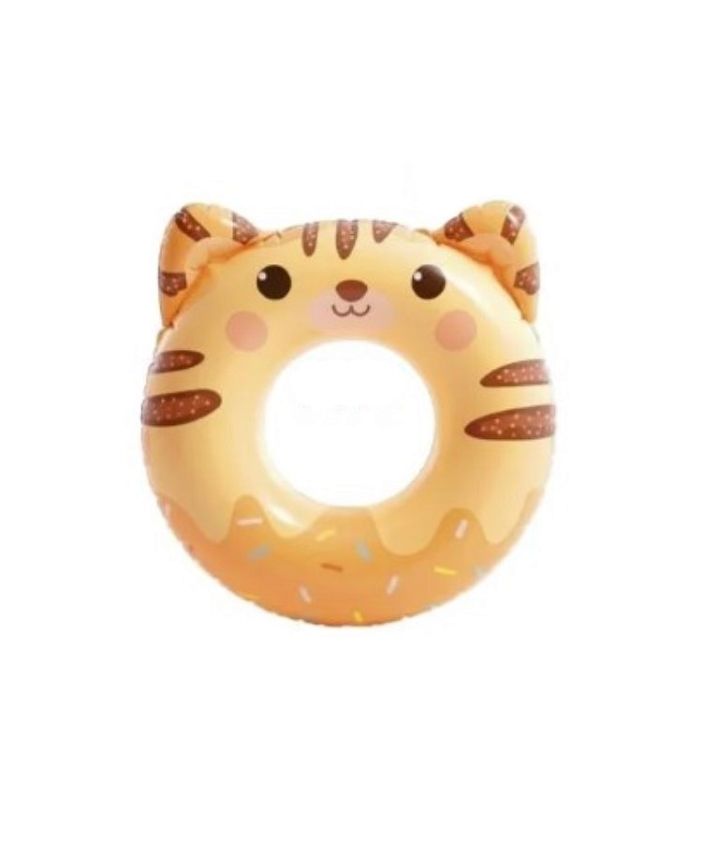 Круг надувной Intex Котенок рыжий, 76 см - фото