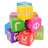 Кубики Томик Веселая Азбука, 12 кубиков