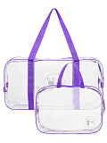 Комплект Roxy-Kids из 2-х сумок, в роддом, фиолетовый