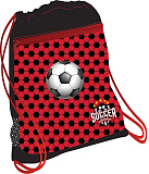 Мешок-рюкзак для обуви Belmil Soccer, с вент. сеткой и объем. карм. на молнии, 35х43 см